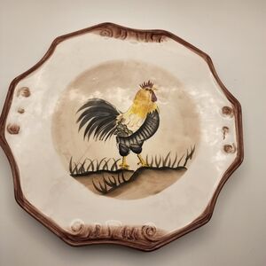 Vintage Decorative Chicken/Rooster Wall Plate